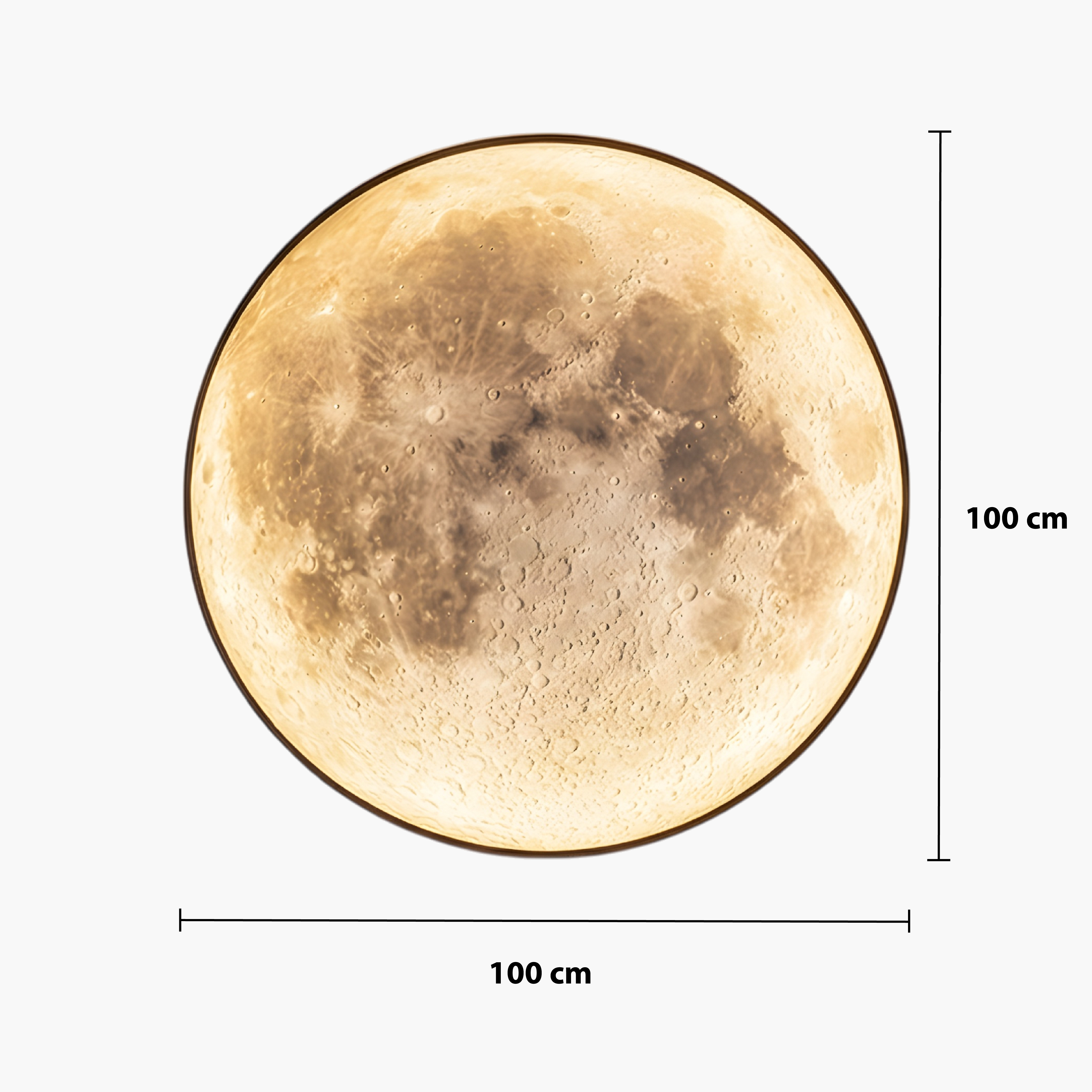 Die Mond-Wandleuchte