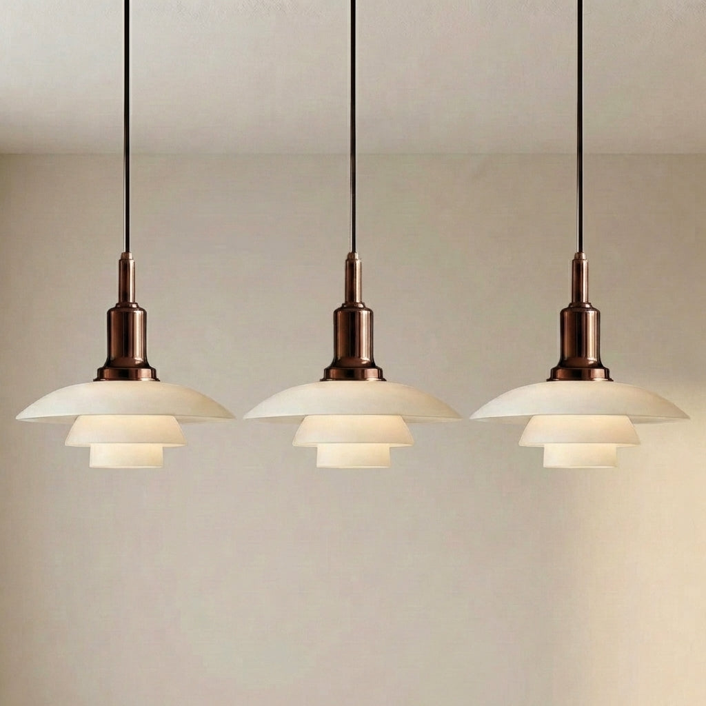 Dansk designpendel med 2/3 lys