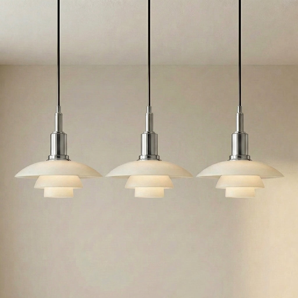 Dansk designpendel med 2/3 lys