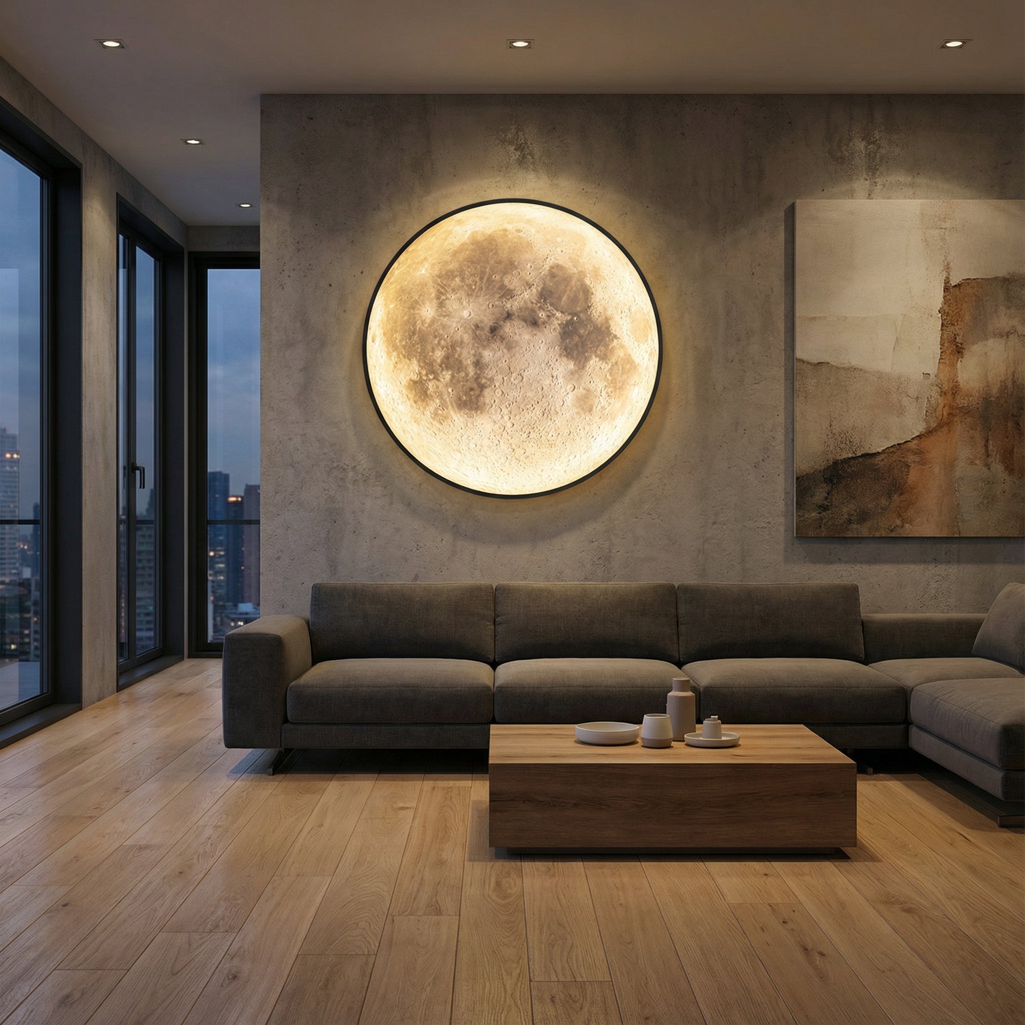 Die Mond-Wandleuchte