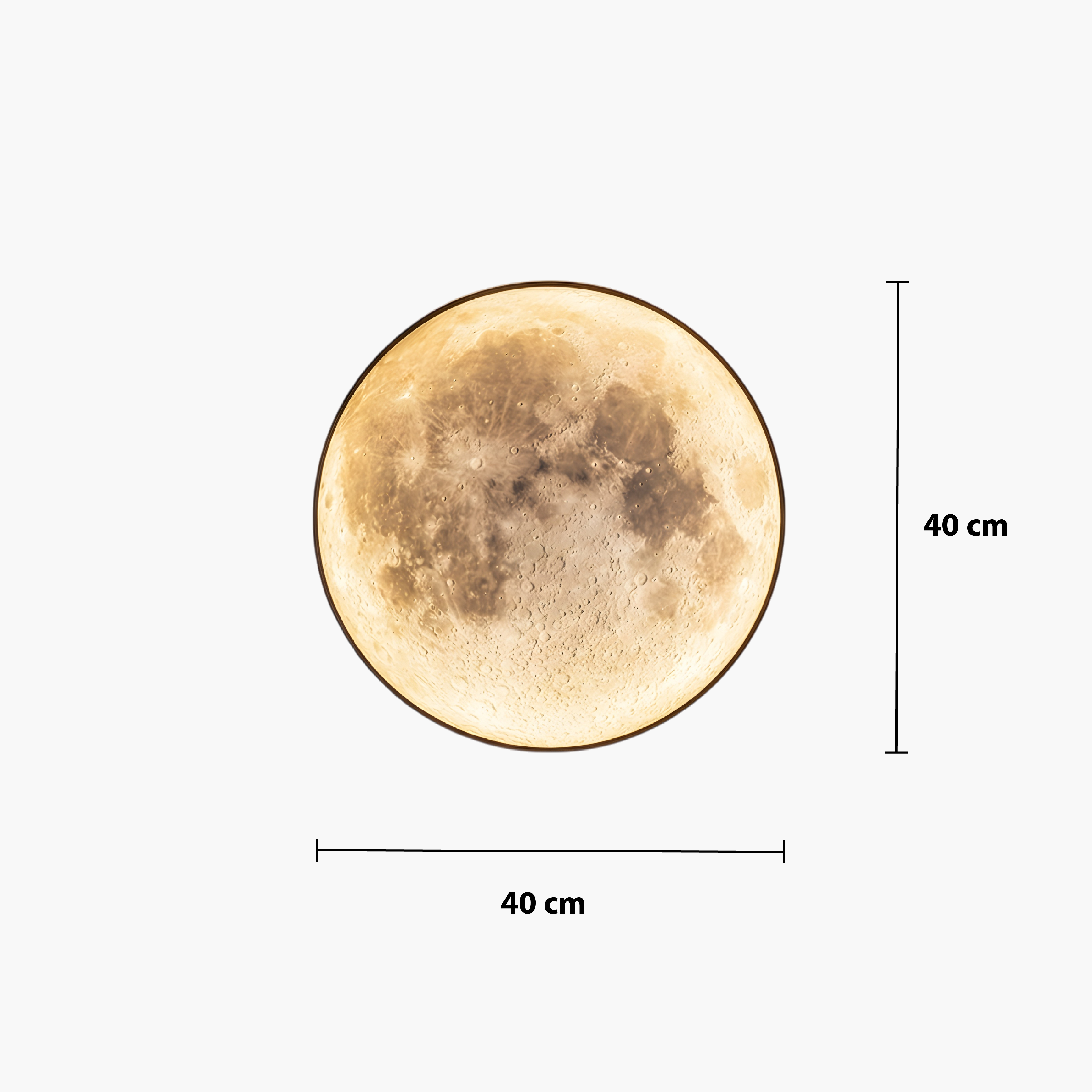 Die Mond-Wandleuchte