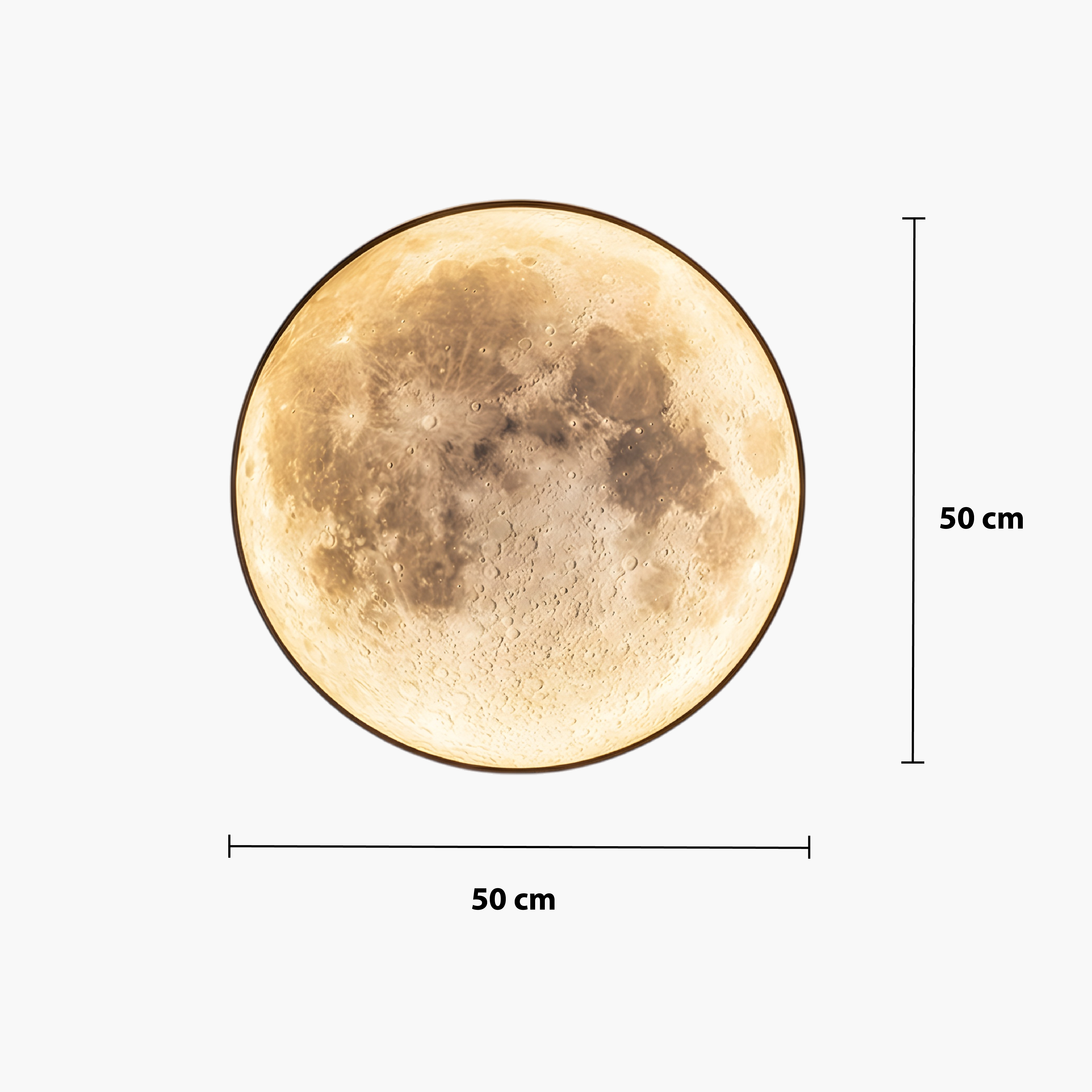 Die Mond-Wandleuchte