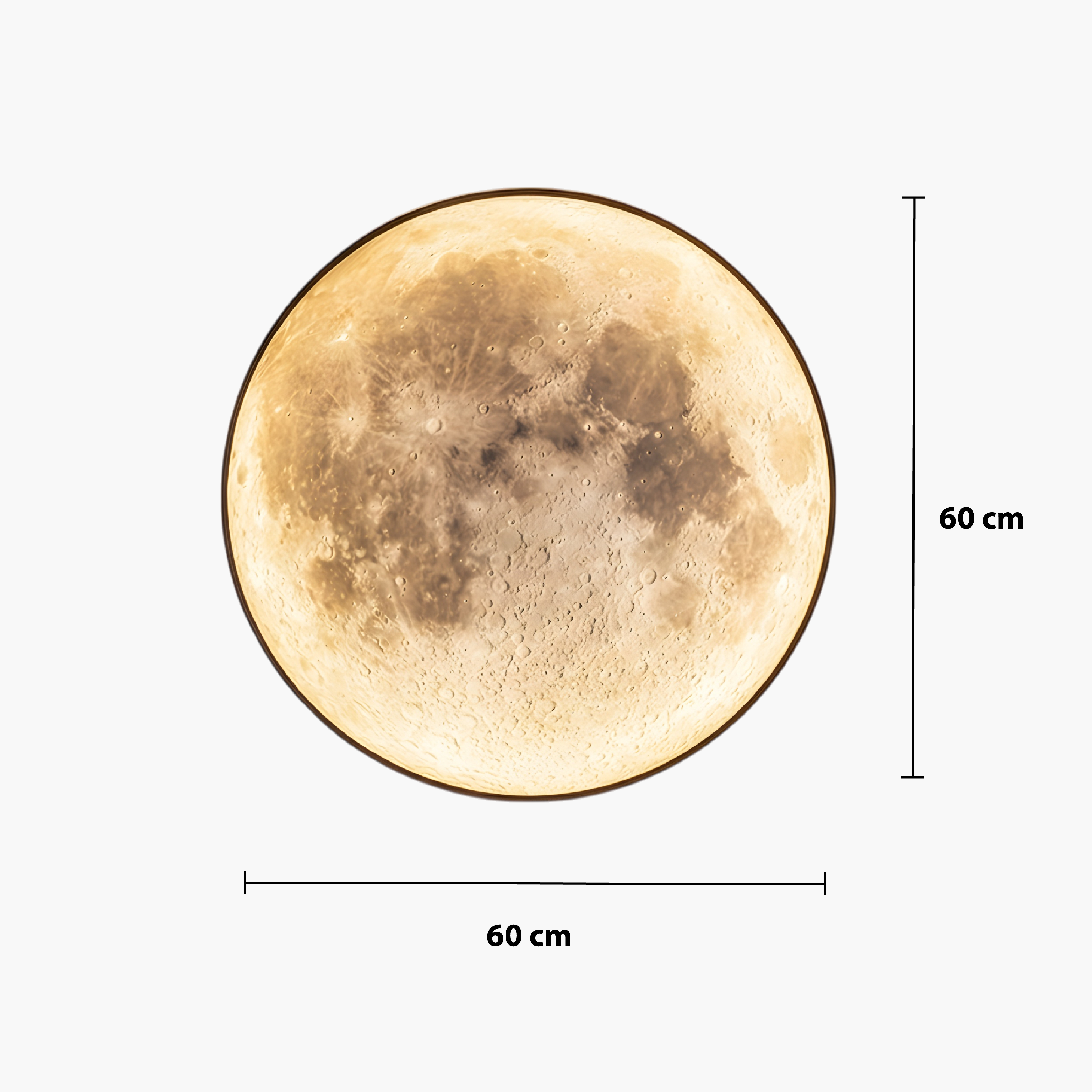 Die Mond-Wandleuchte