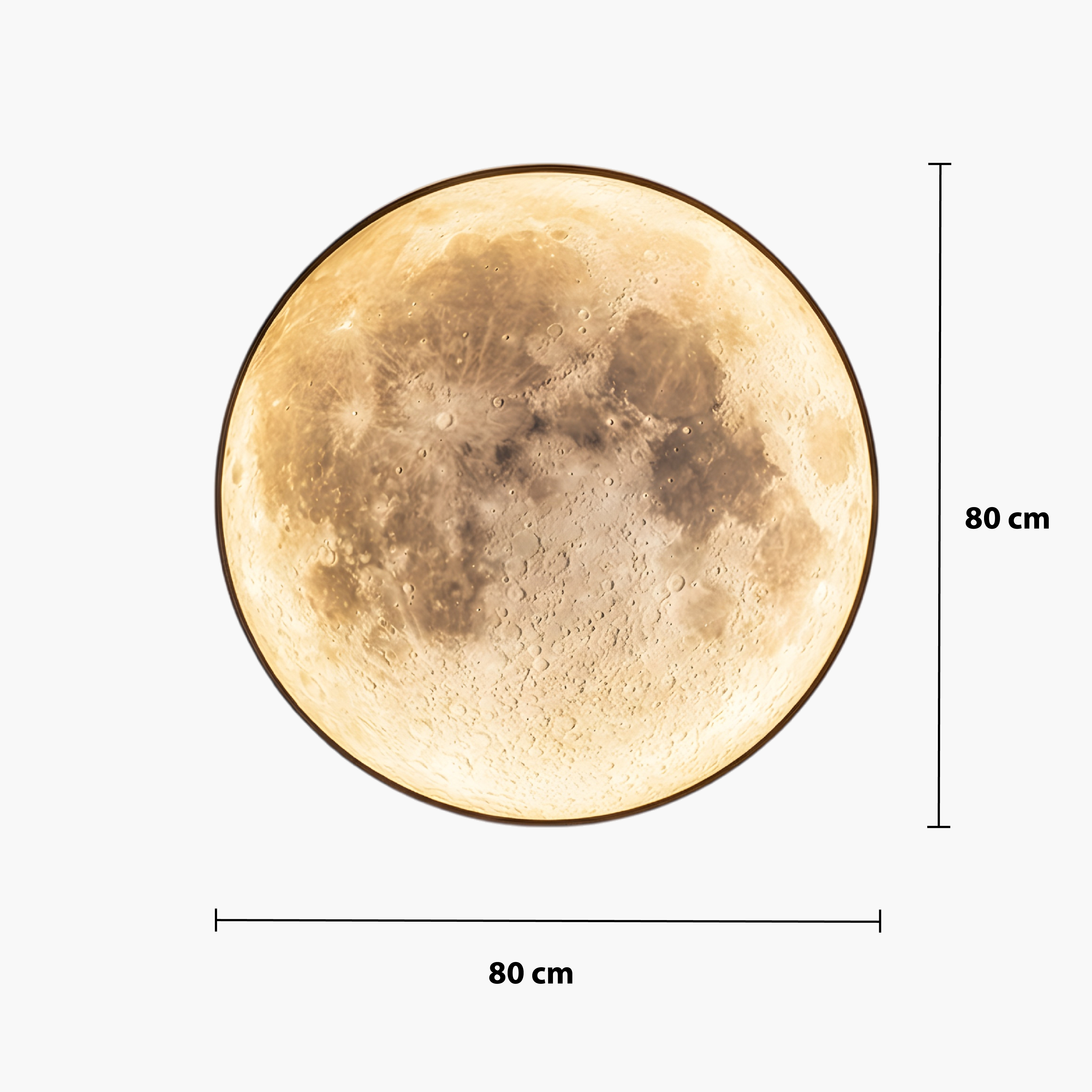 Die Mond-Wandleuchte