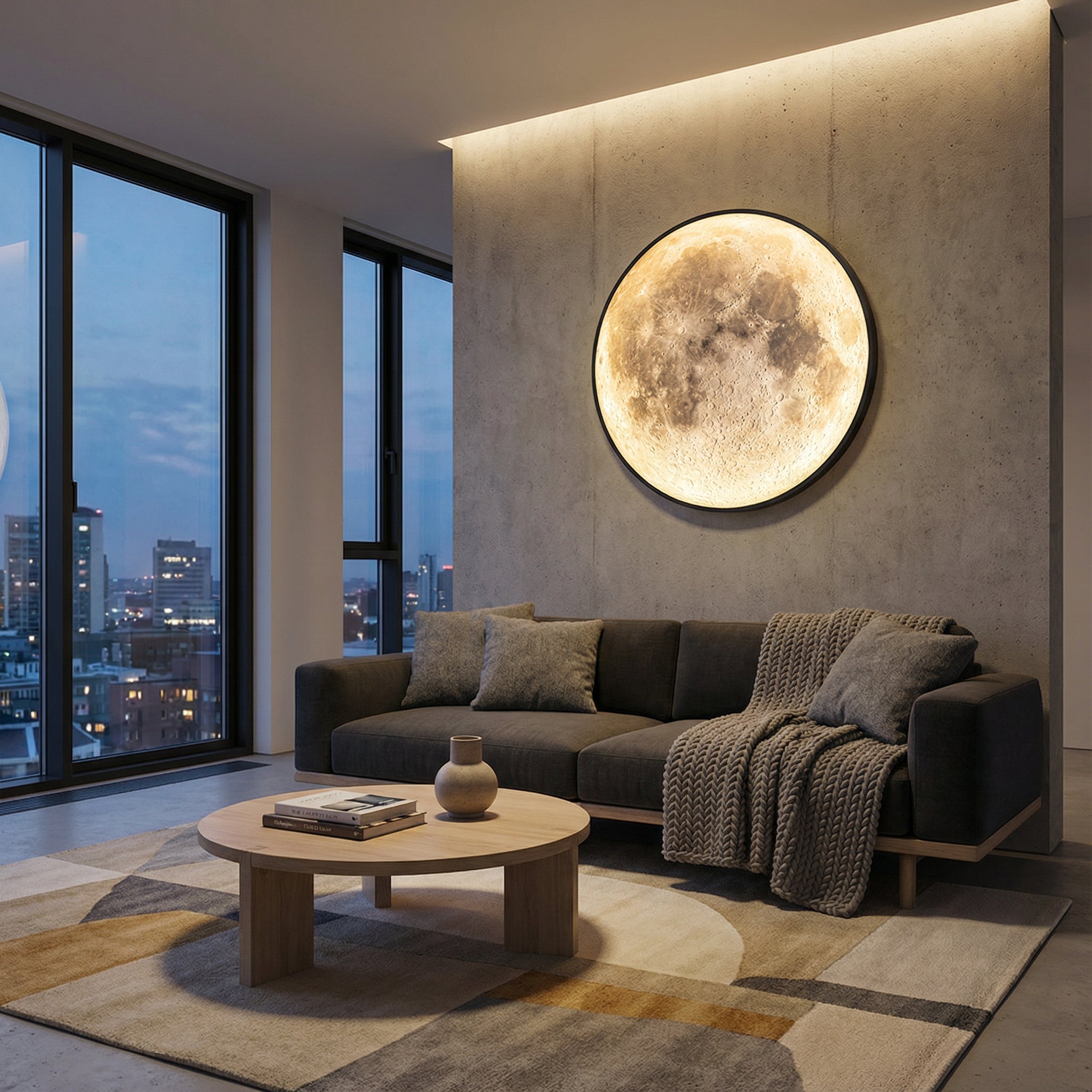 Die Mond-Wandleuchte