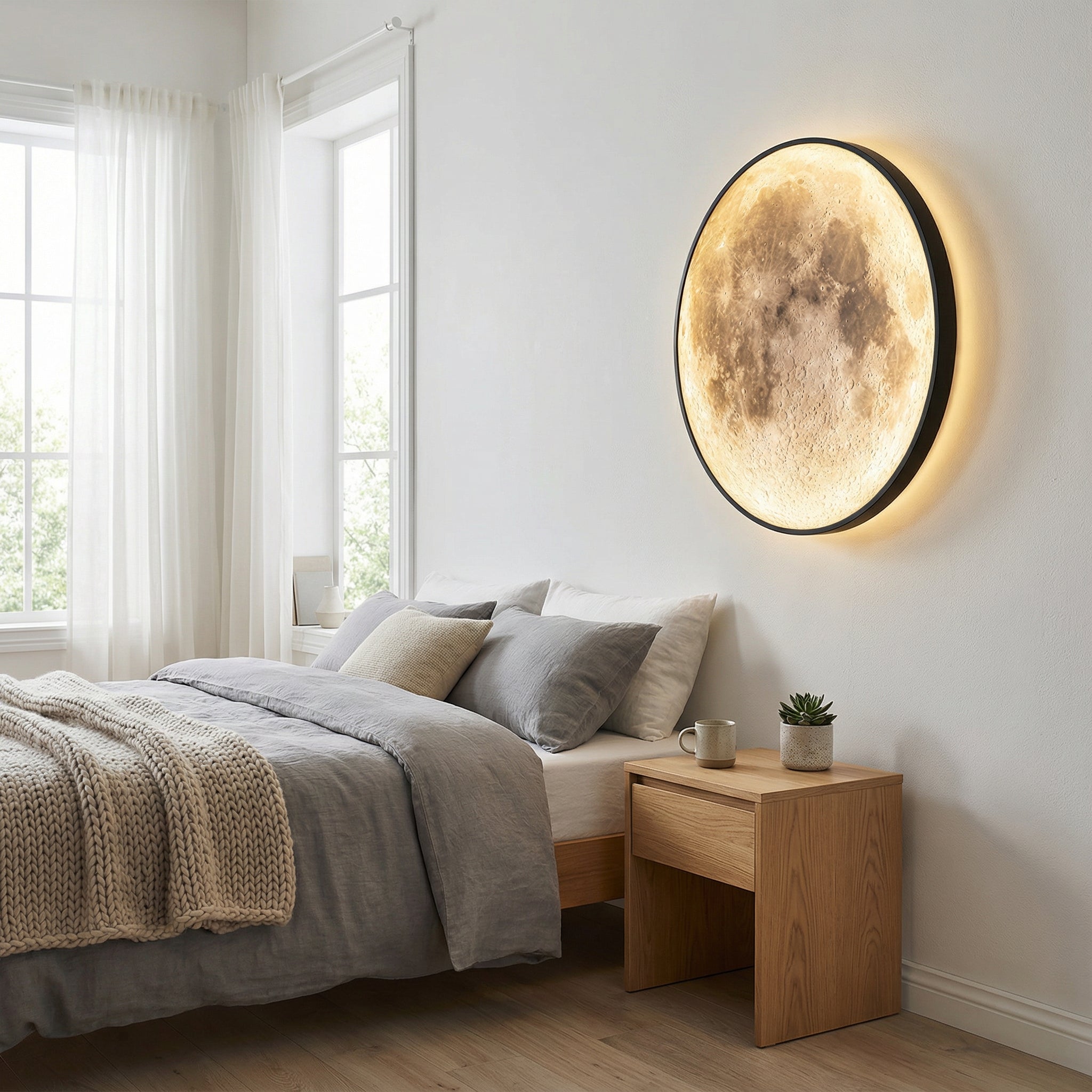 Die Mond-Wandleuchte