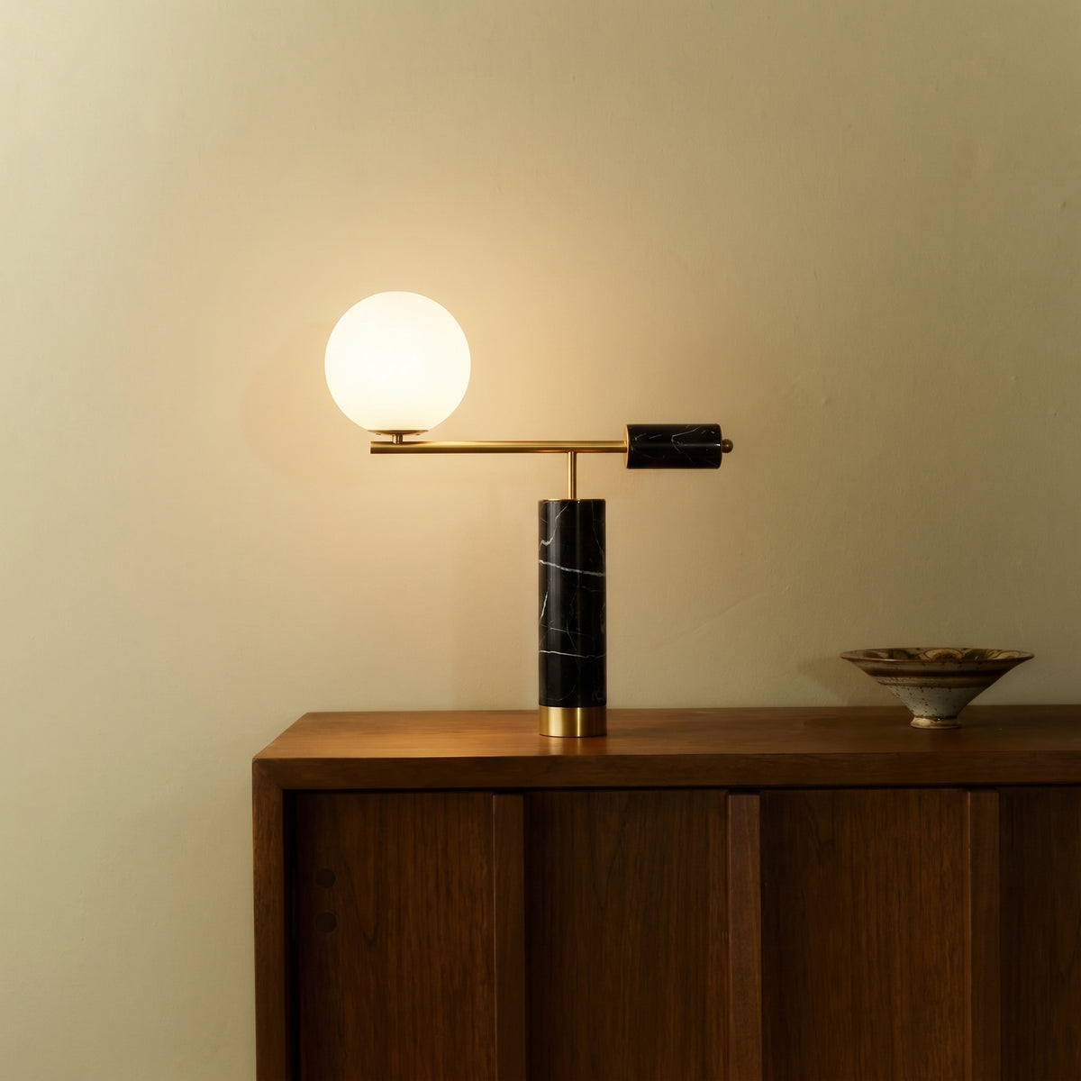 Aether Marble Art Table Lamp