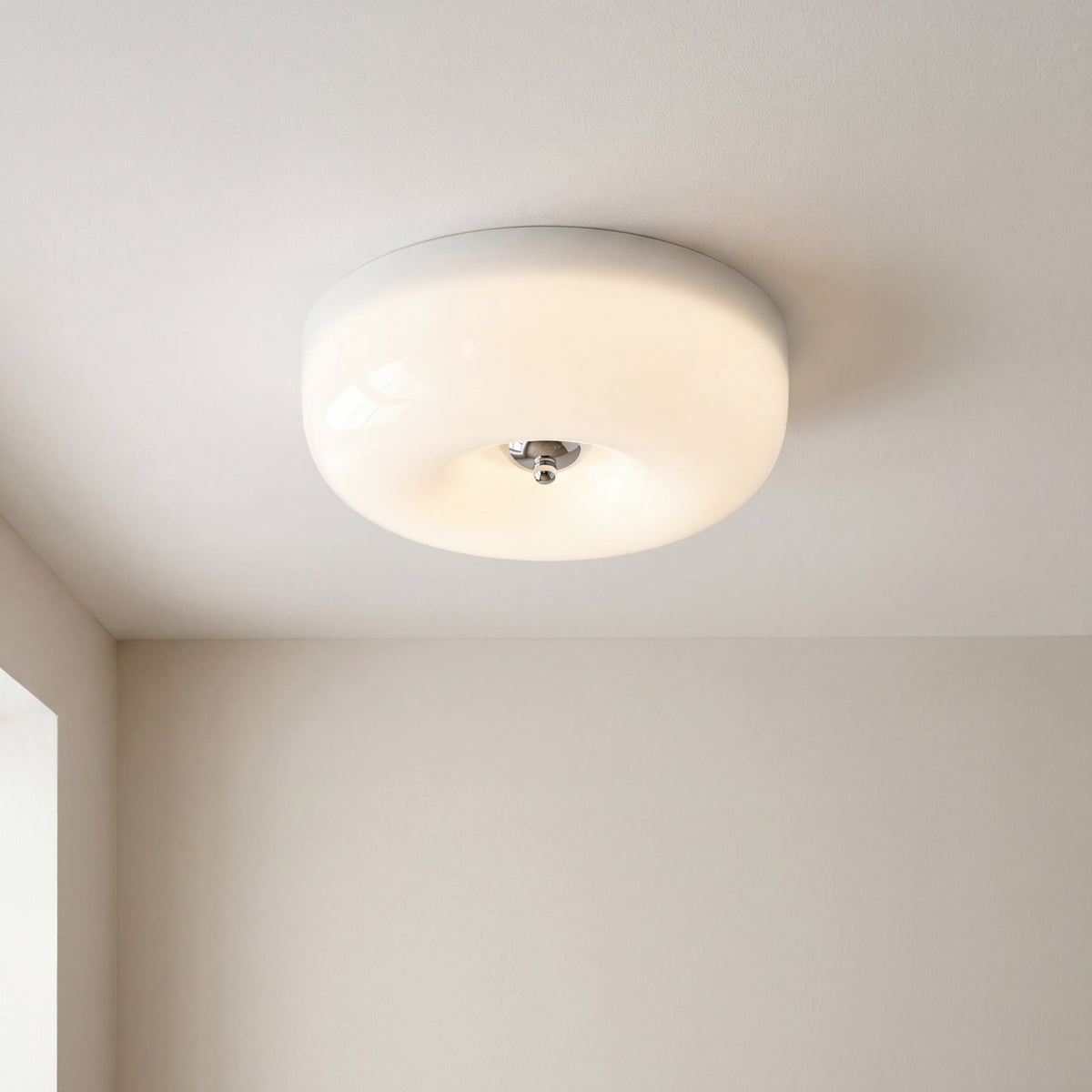Art Deco Mushroom Ceiling Light