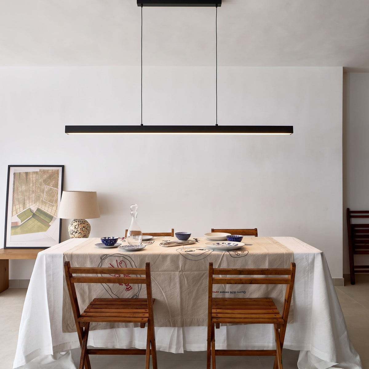 Lampada a sospensione lineare Arture
