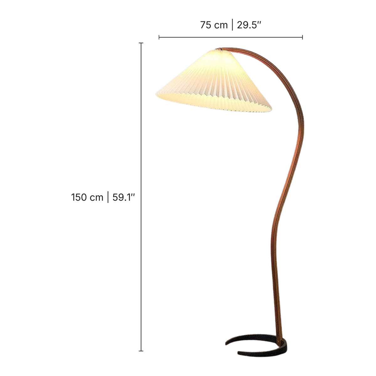 Caprani Floor Lamp dimensions