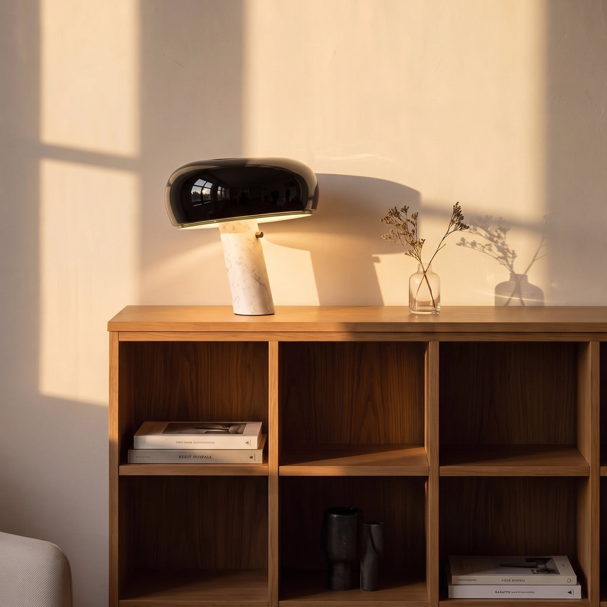 Cupola White Marble Table Lamp