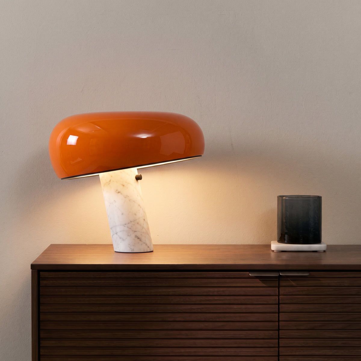 Cupola White Marble Table Lamp