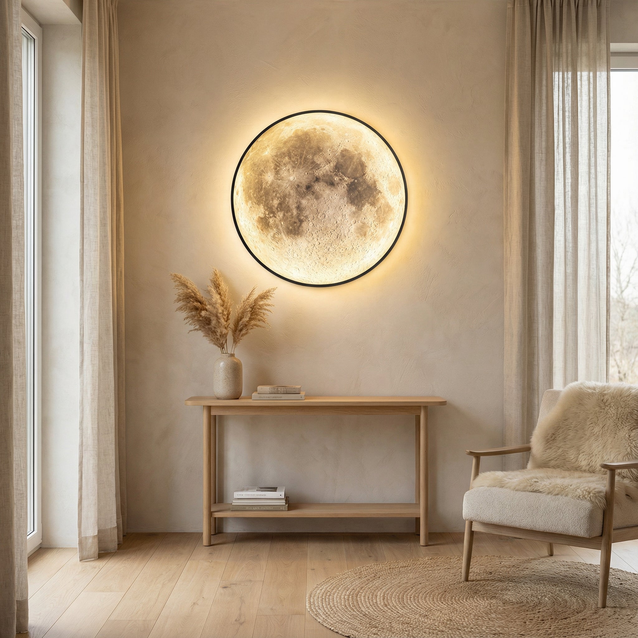 Die Mond-Wandleuchte