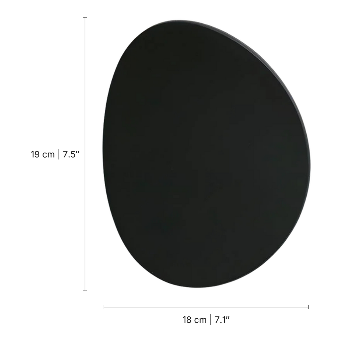 Disk Metal Wall Lamp dimensions