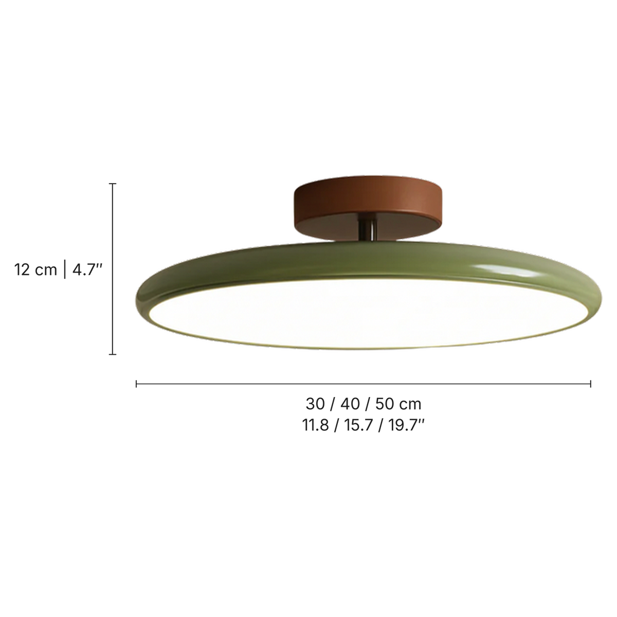 Drift Adjustable Ceiling Light dimensions