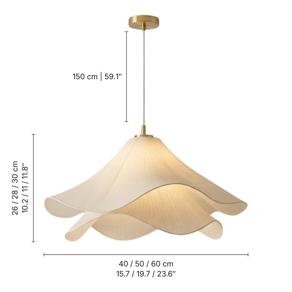 Etherule Flower Pendant Light