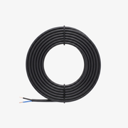 Black extension cable for pendant lights