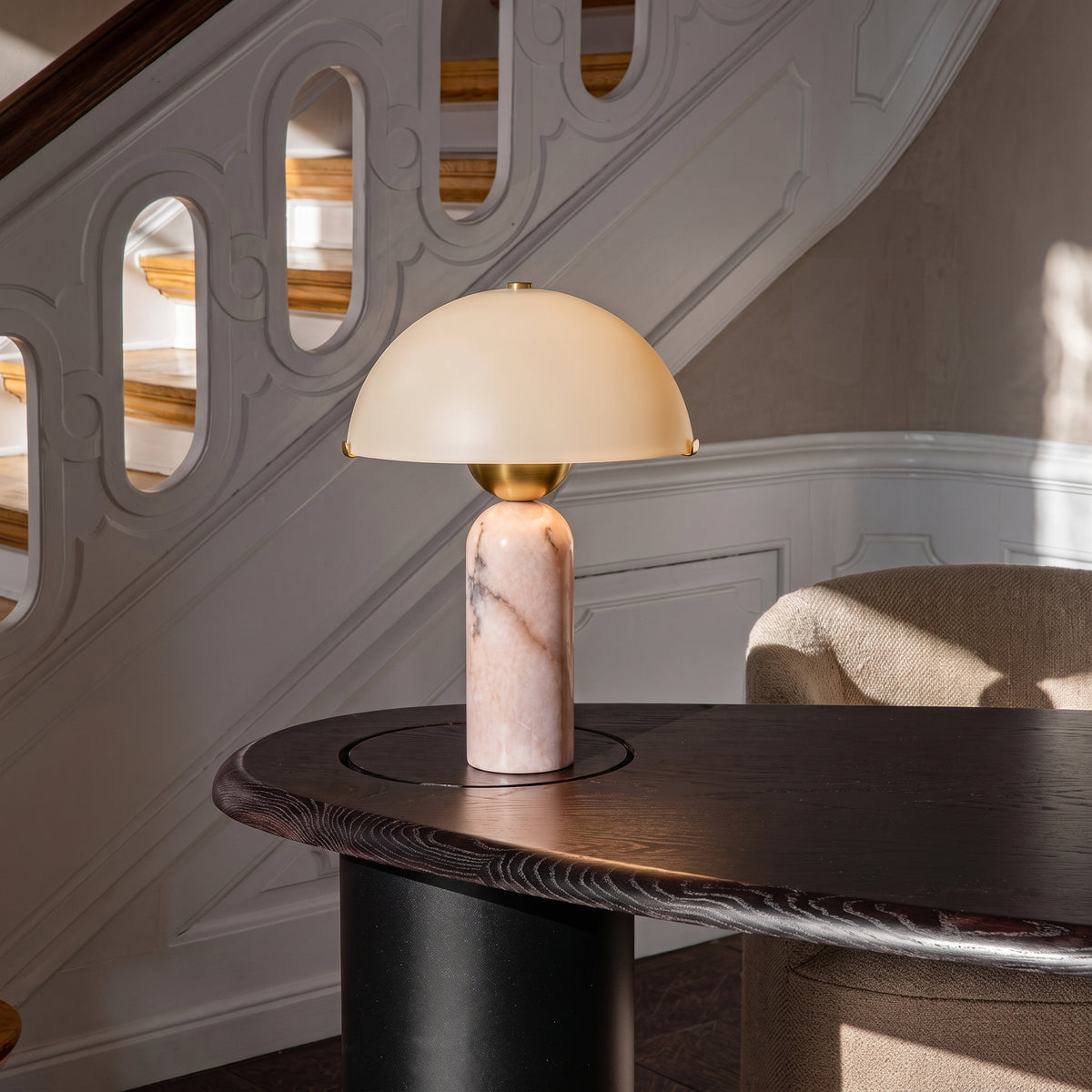 Fiora Mushroom Marble Table Lamp