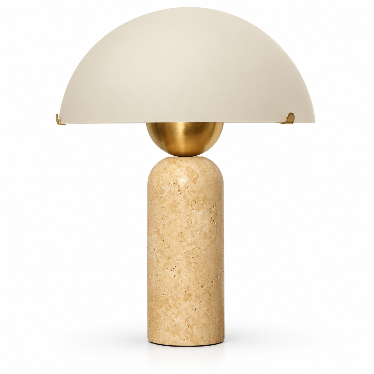 Lampada da tavolo a fungo Fiora in marmo