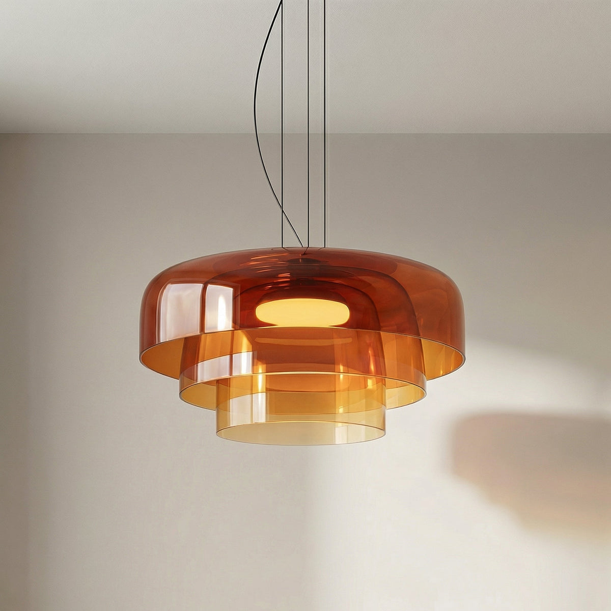 Glas-Pendelleuchte