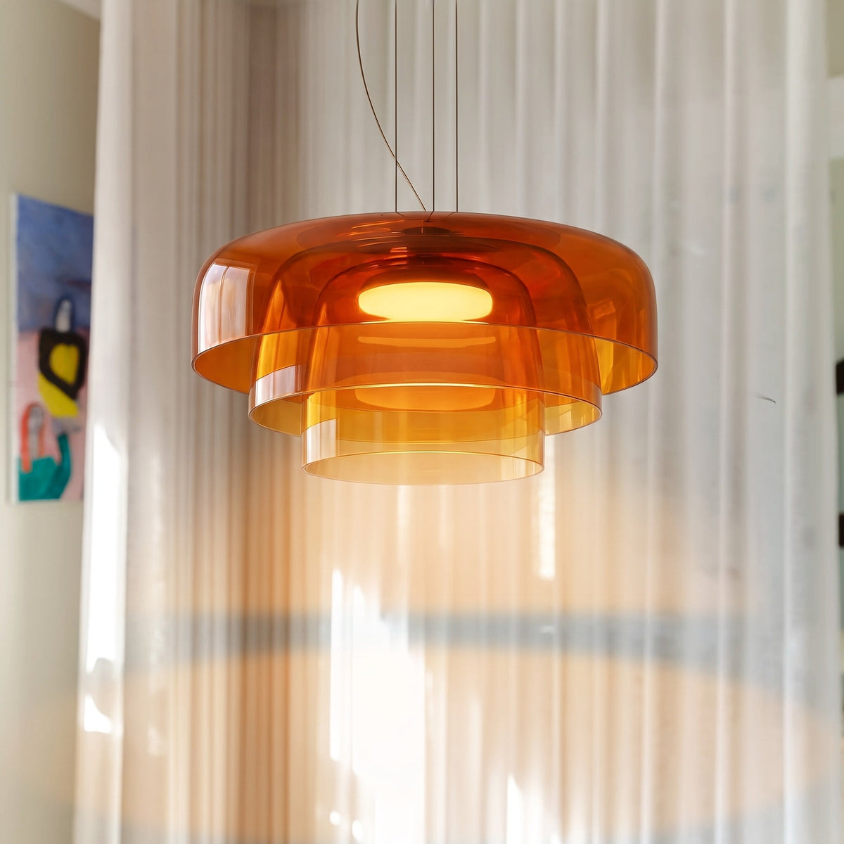 Glas-Pendelleuchte