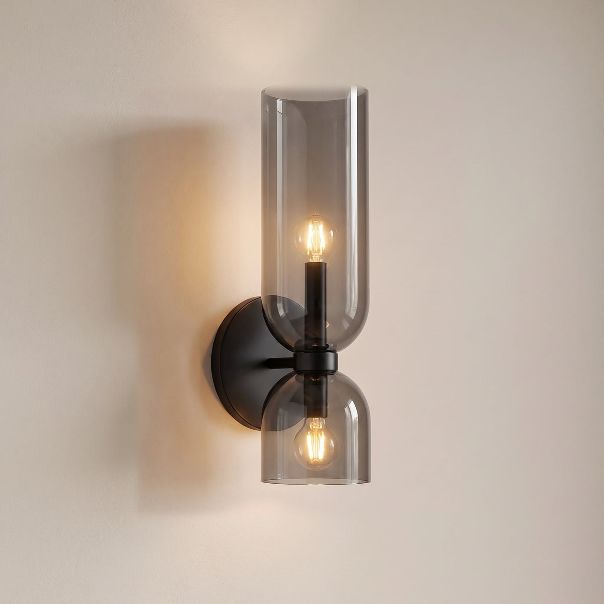 Glass Up And Down Wall Light