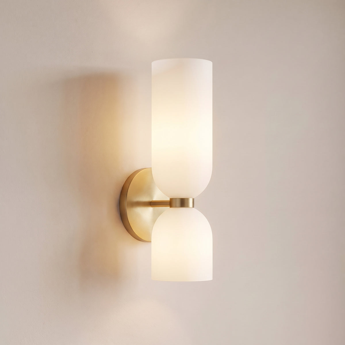 Glass Up And Down Wall Light