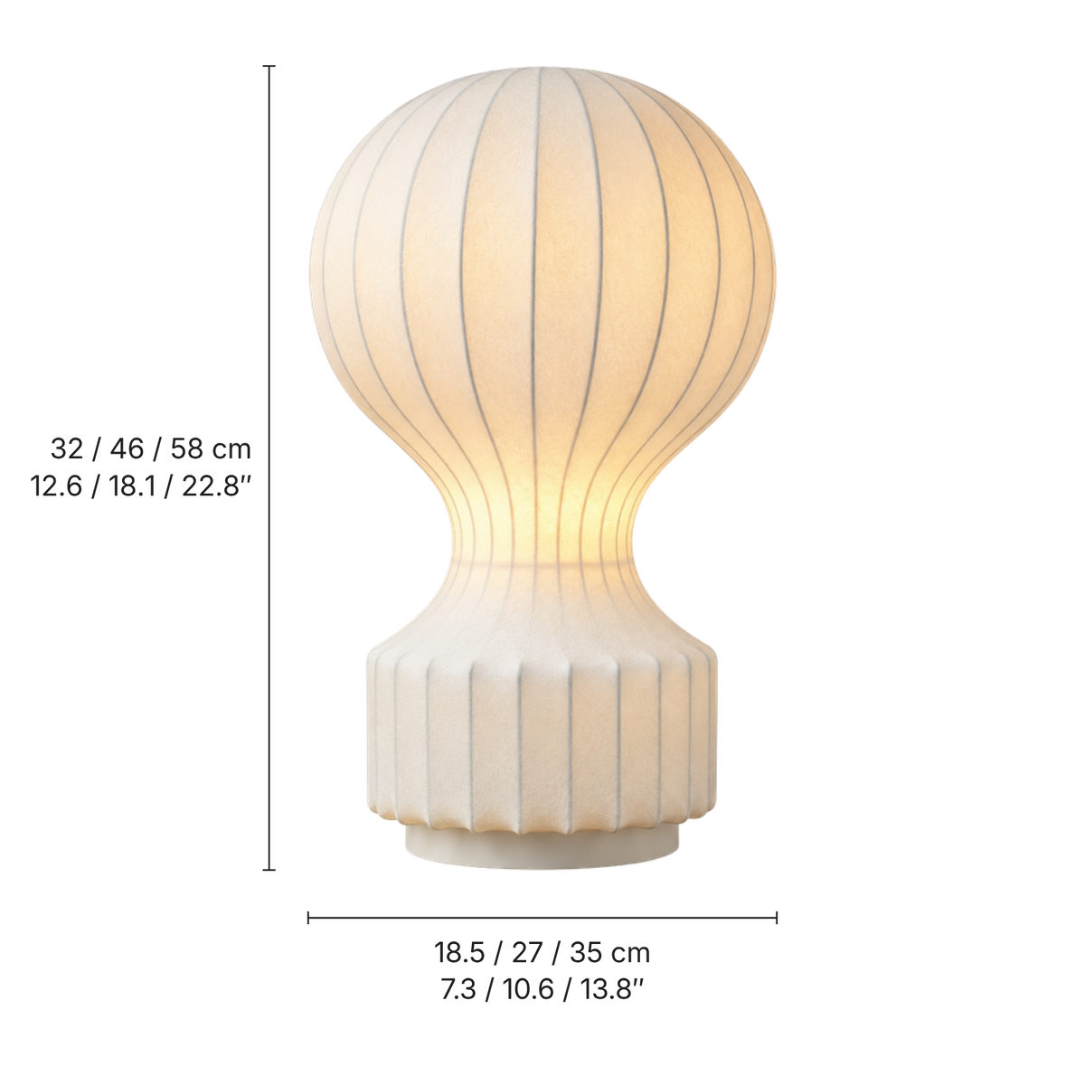 Handmade Silk Table Lamp