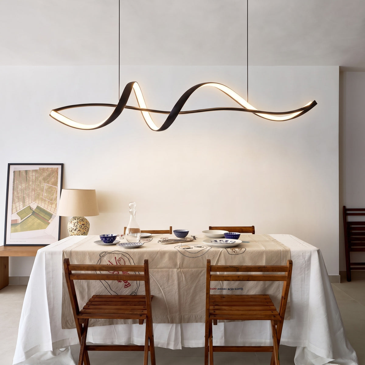 Lámpara colgante moderna Helsiki para mesa de cocina