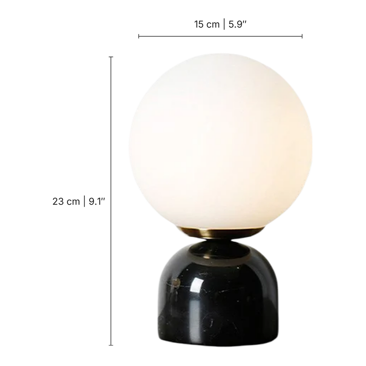 Hindsa Table Lamp dimensions