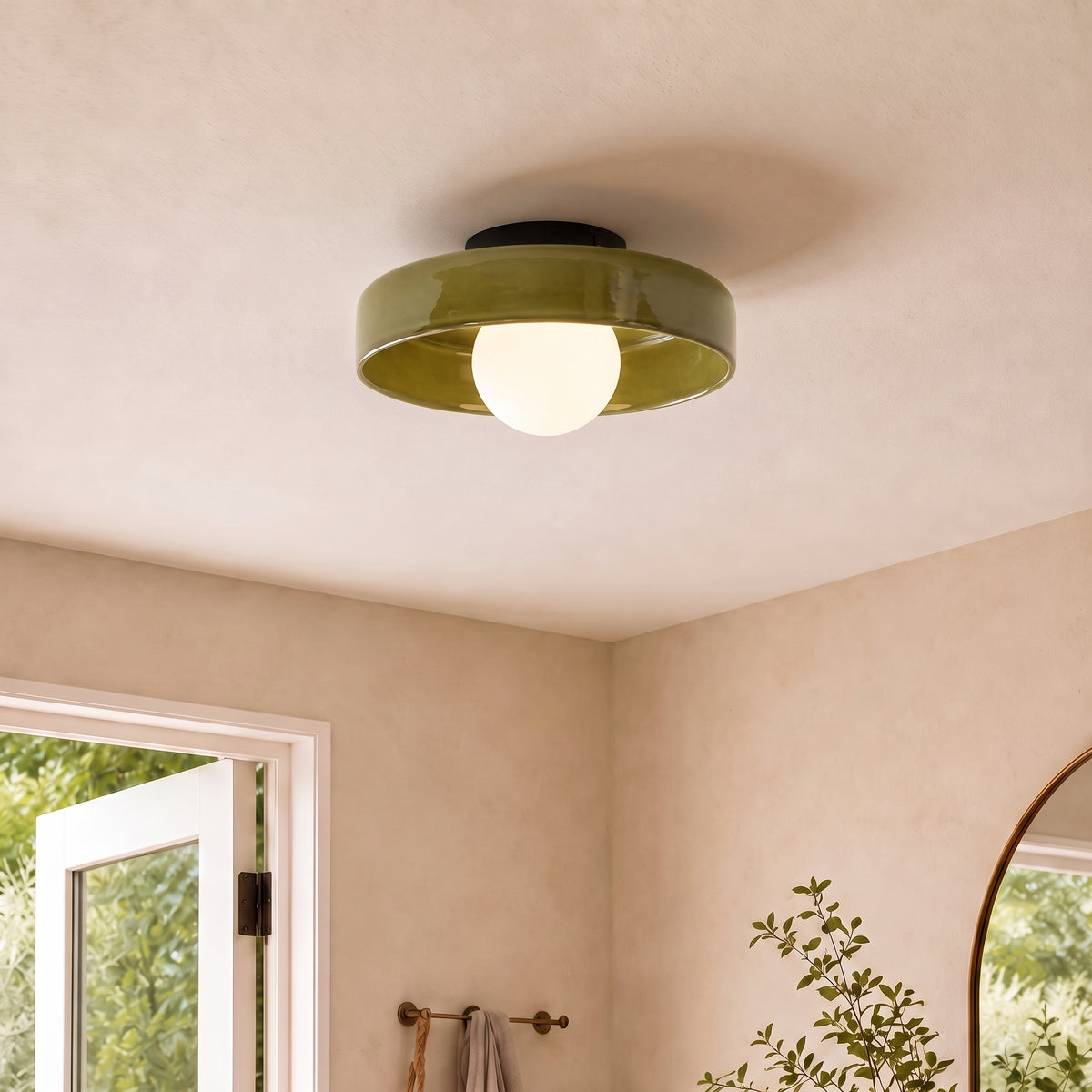 Large Bauhaus Ceiling Light