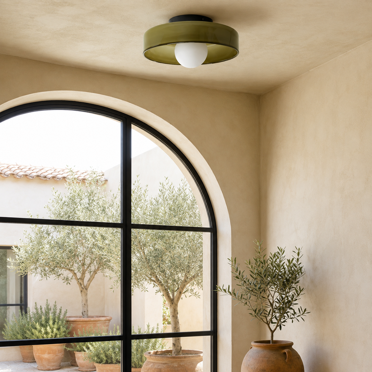 Large Bauhaus Ceiling Light