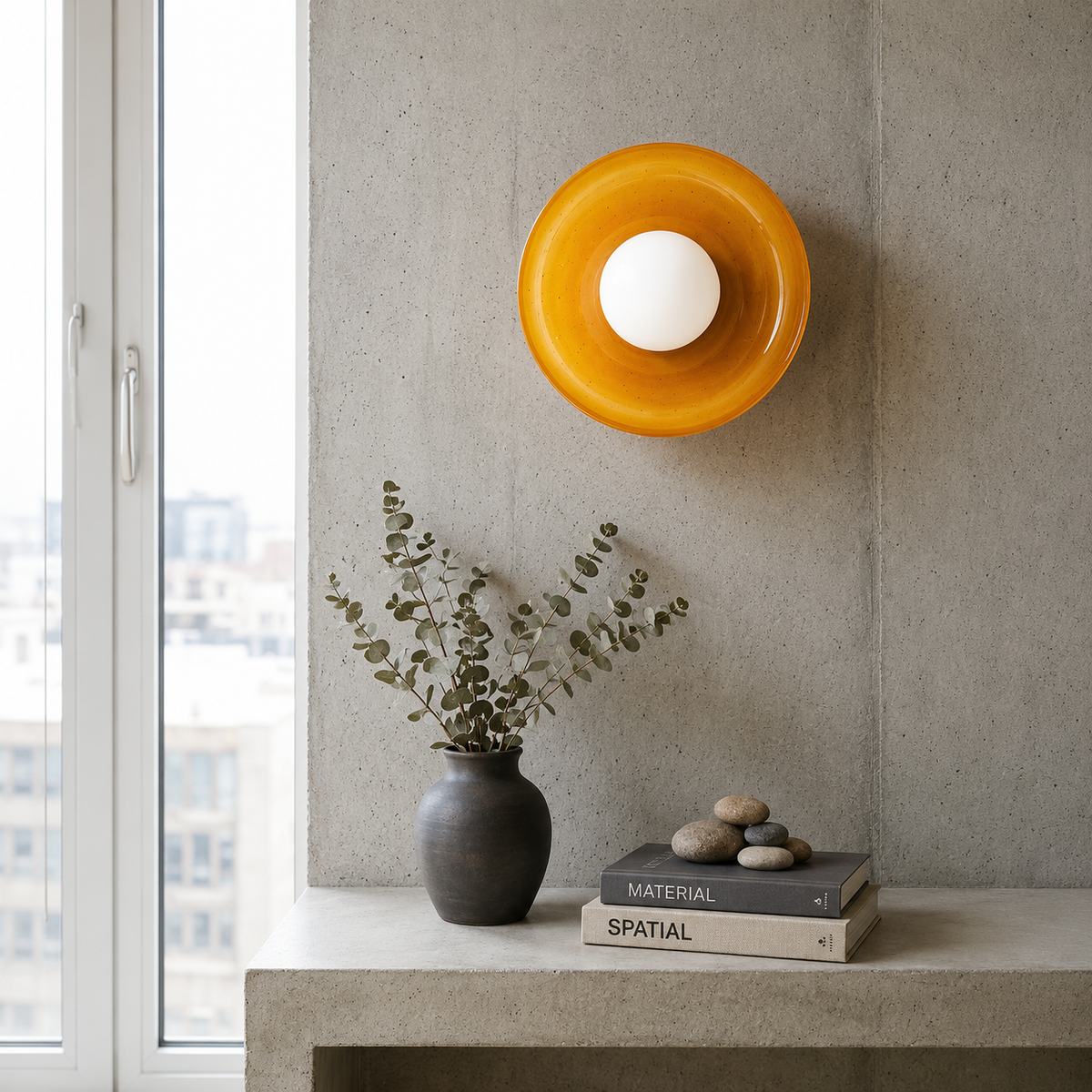 Large Bauhaus Ceiling Light
