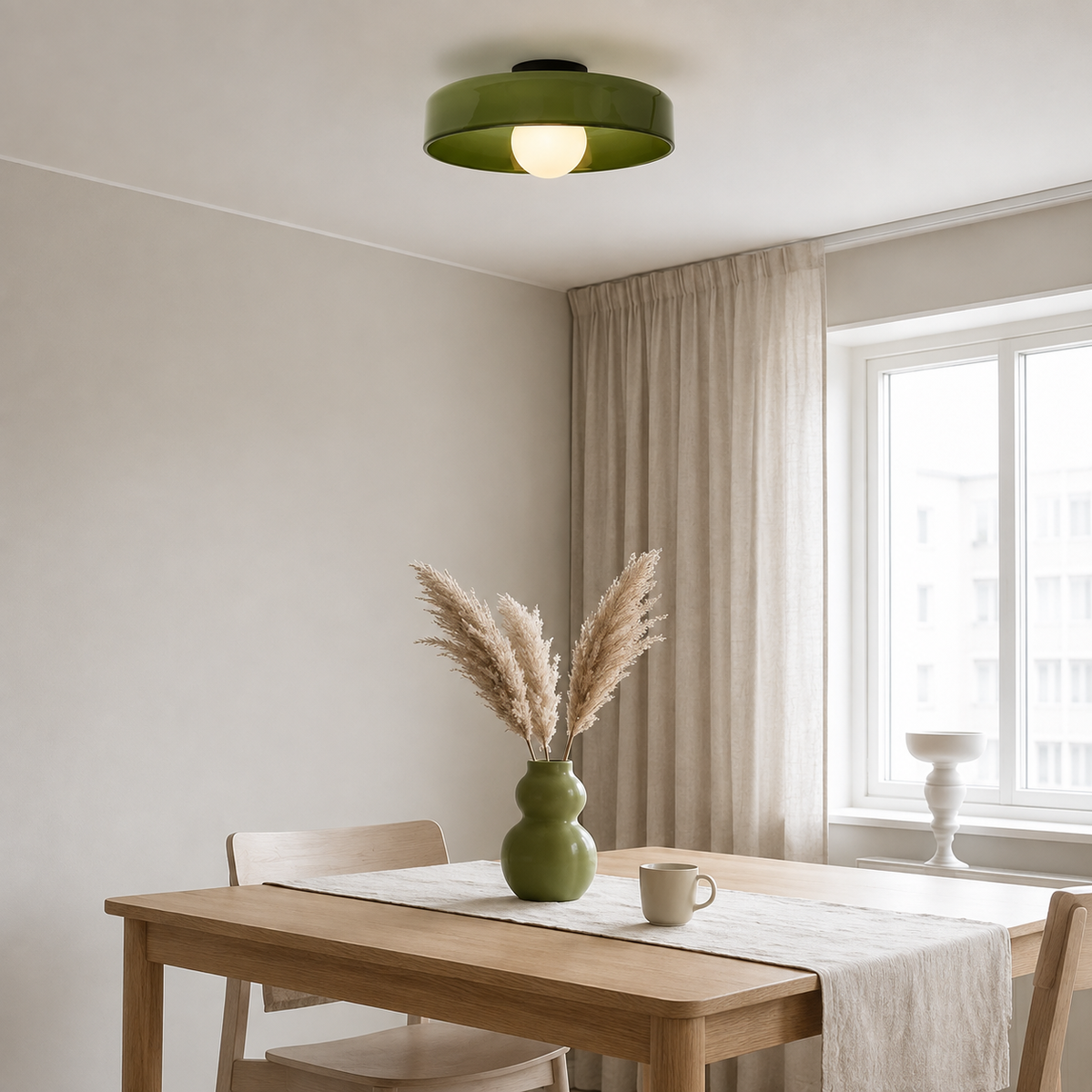 Large Bauhaus Ceiling Light