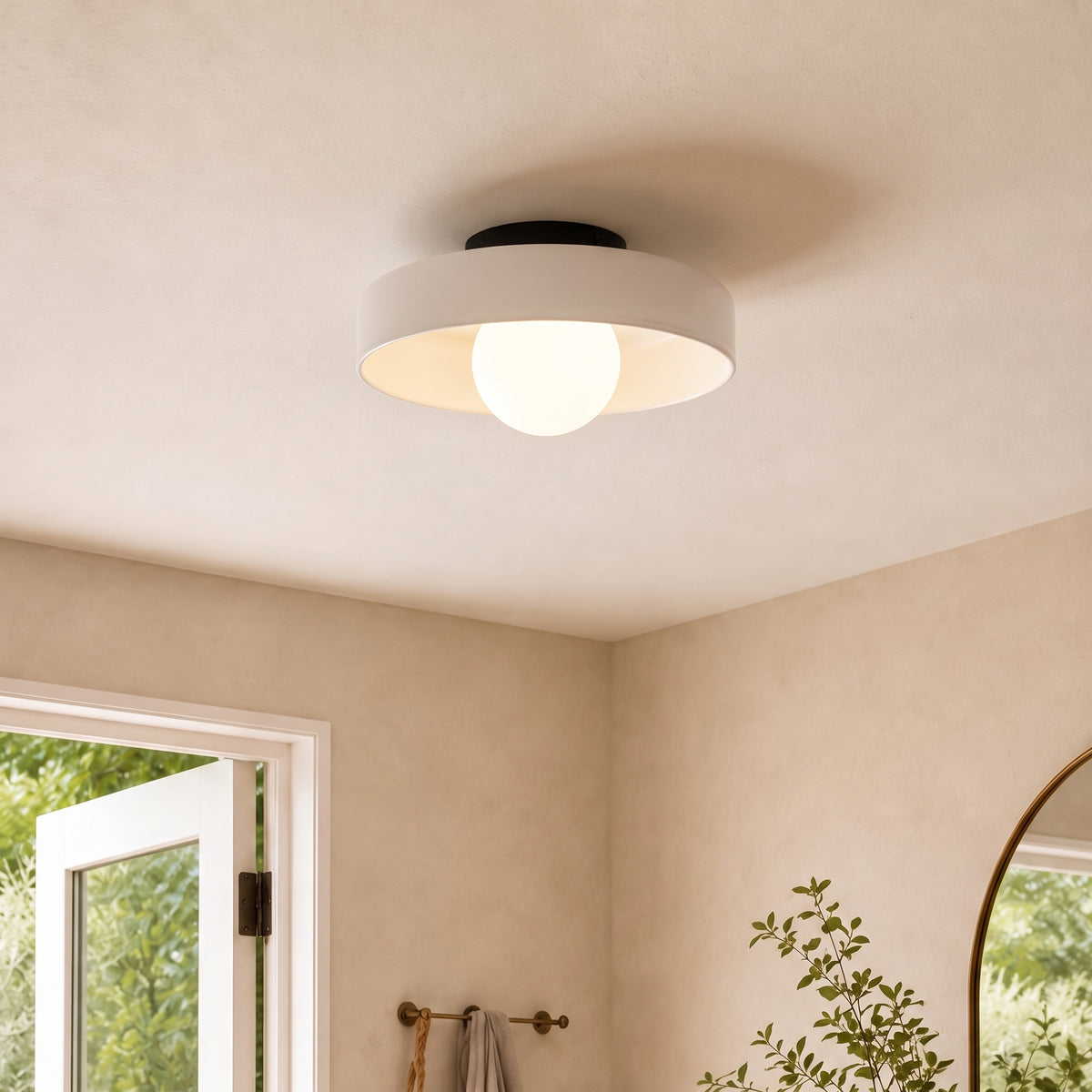 Large Bauhaus Ceiling Light