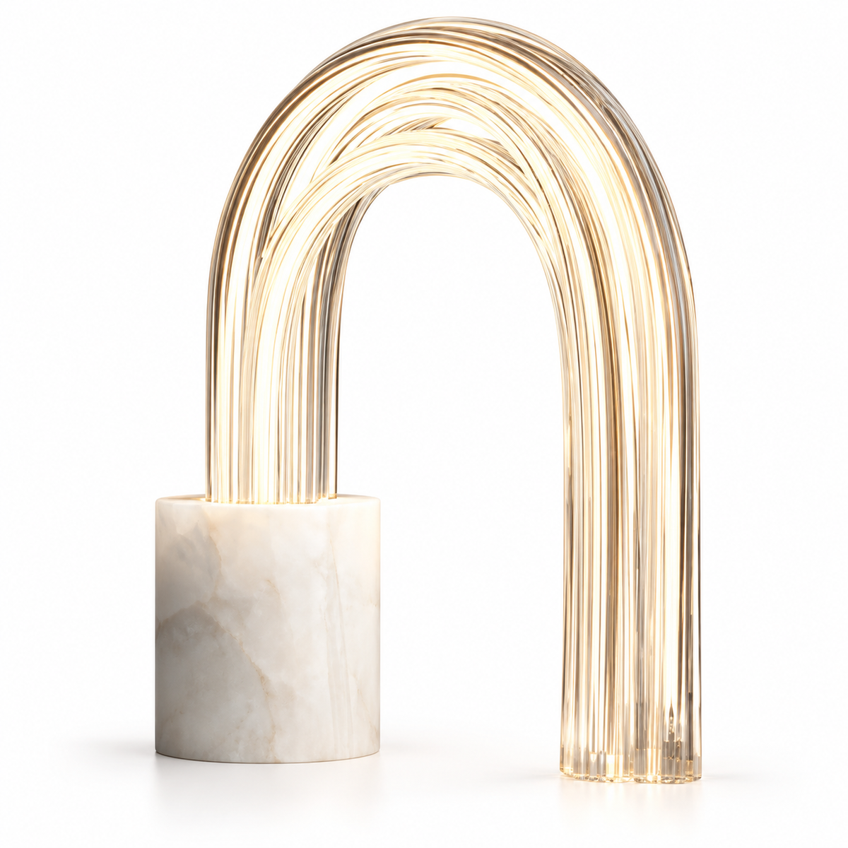 Lucero Marble Raindrop Table Lamp