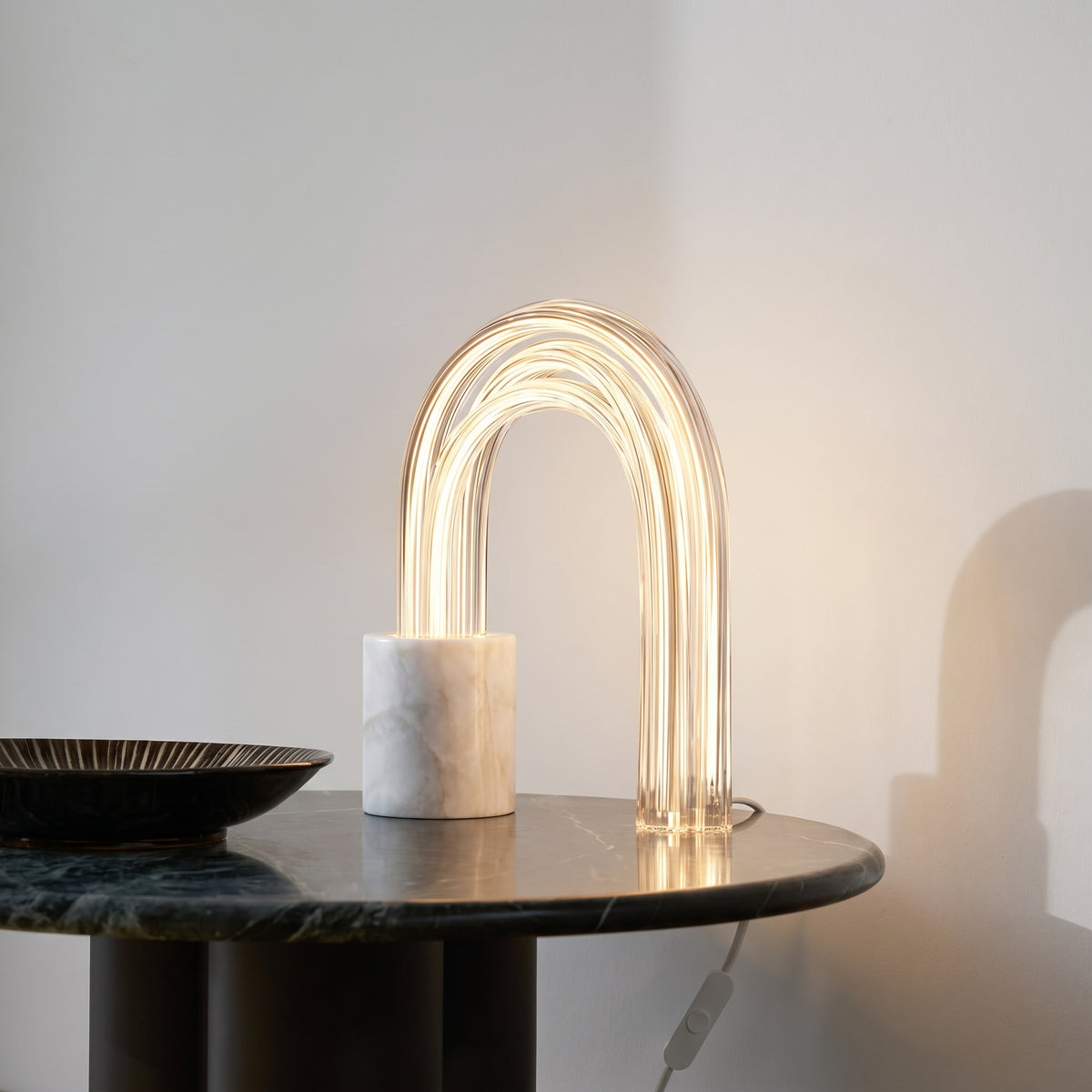 Lucero Marble Raindrop Table Lamp