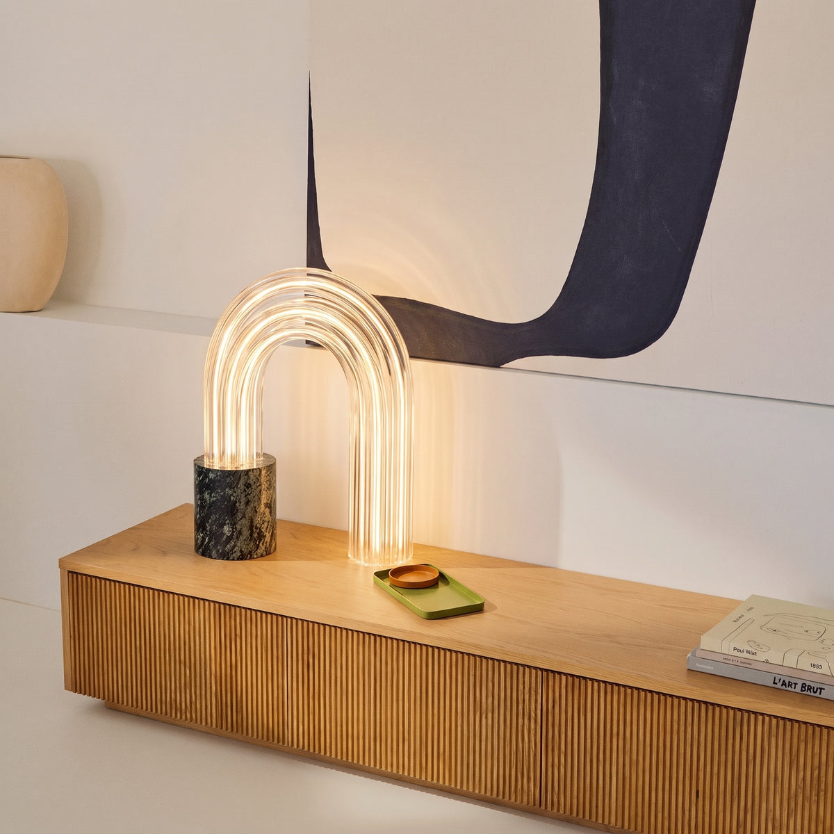 Lucero Marble Raindrop Table Lamp