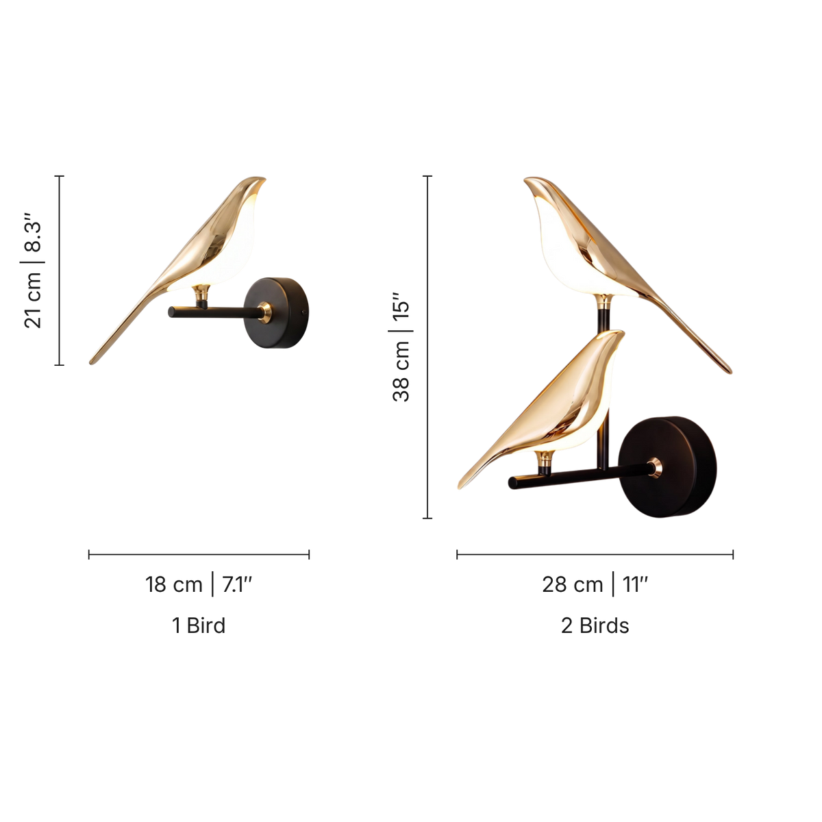 Mrbird Wall Light