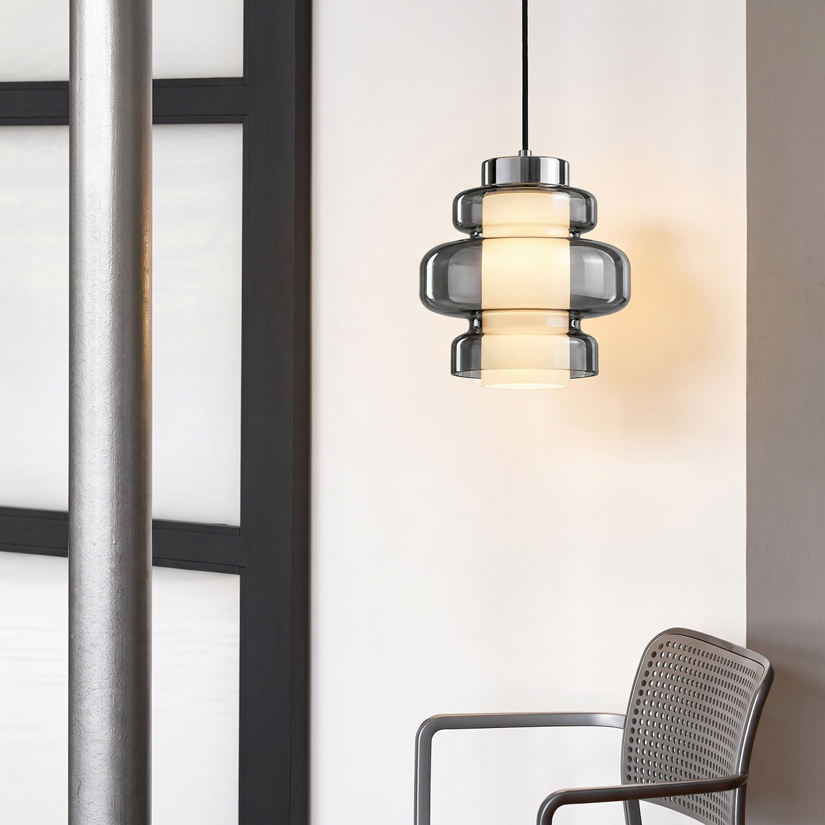 Multilayered Medieval Bauhaus Pendant Light