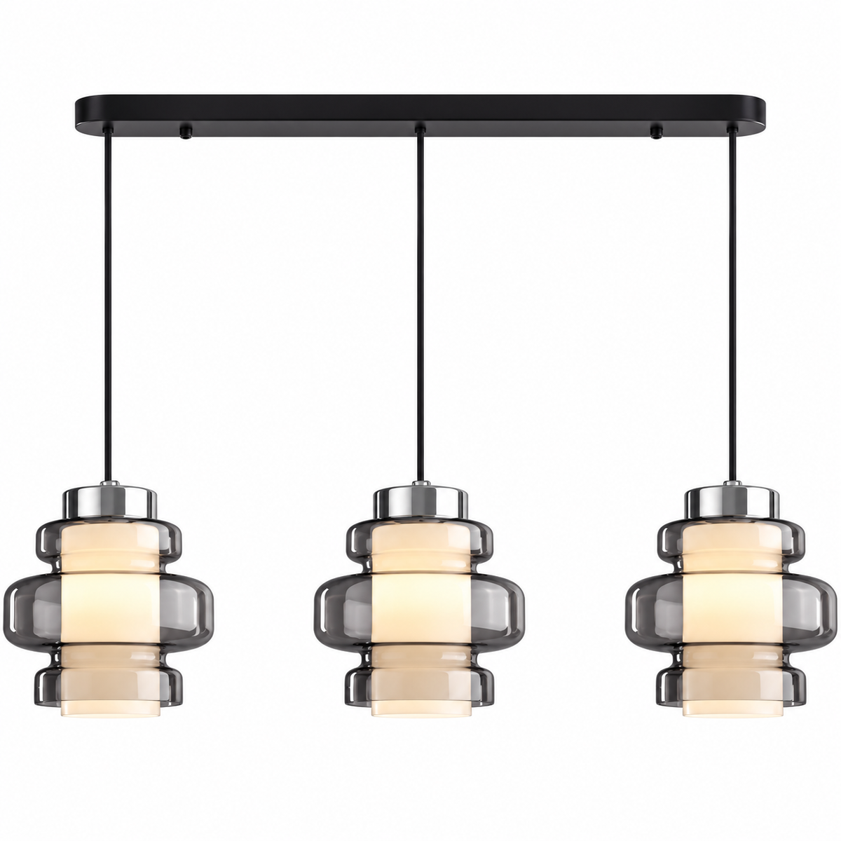 Multilayered Medieval Bauhaus Pendant Light