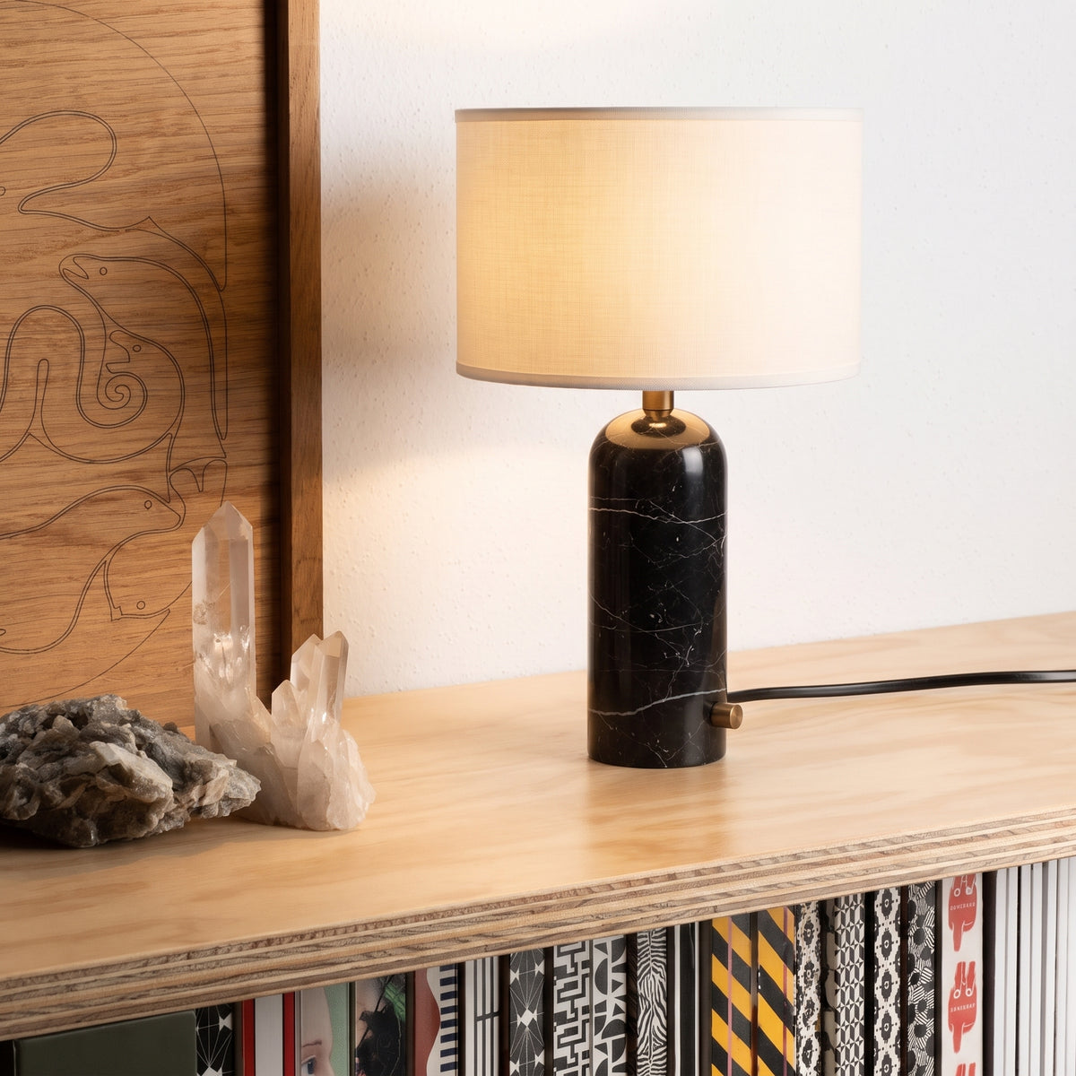 Nimbus Marble Silk Table Lamp