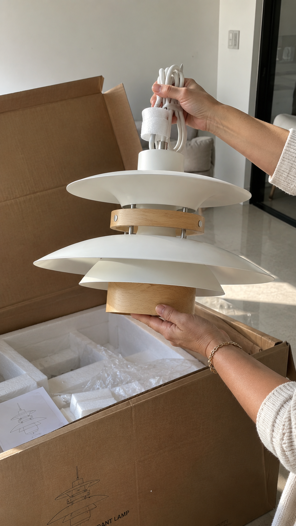 Oslaro Multilayered Pendant Light