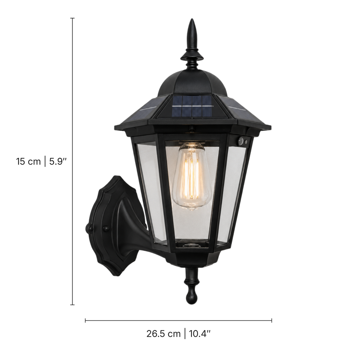 Outdoor Solar Wall Light