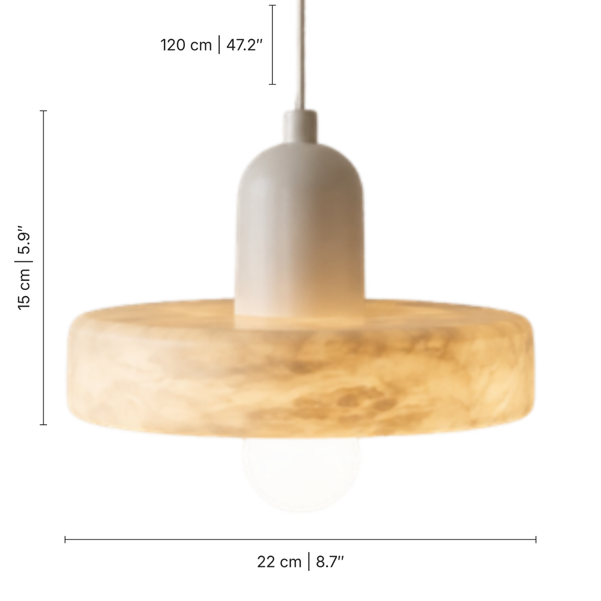 Pafos Marble Pendant Light