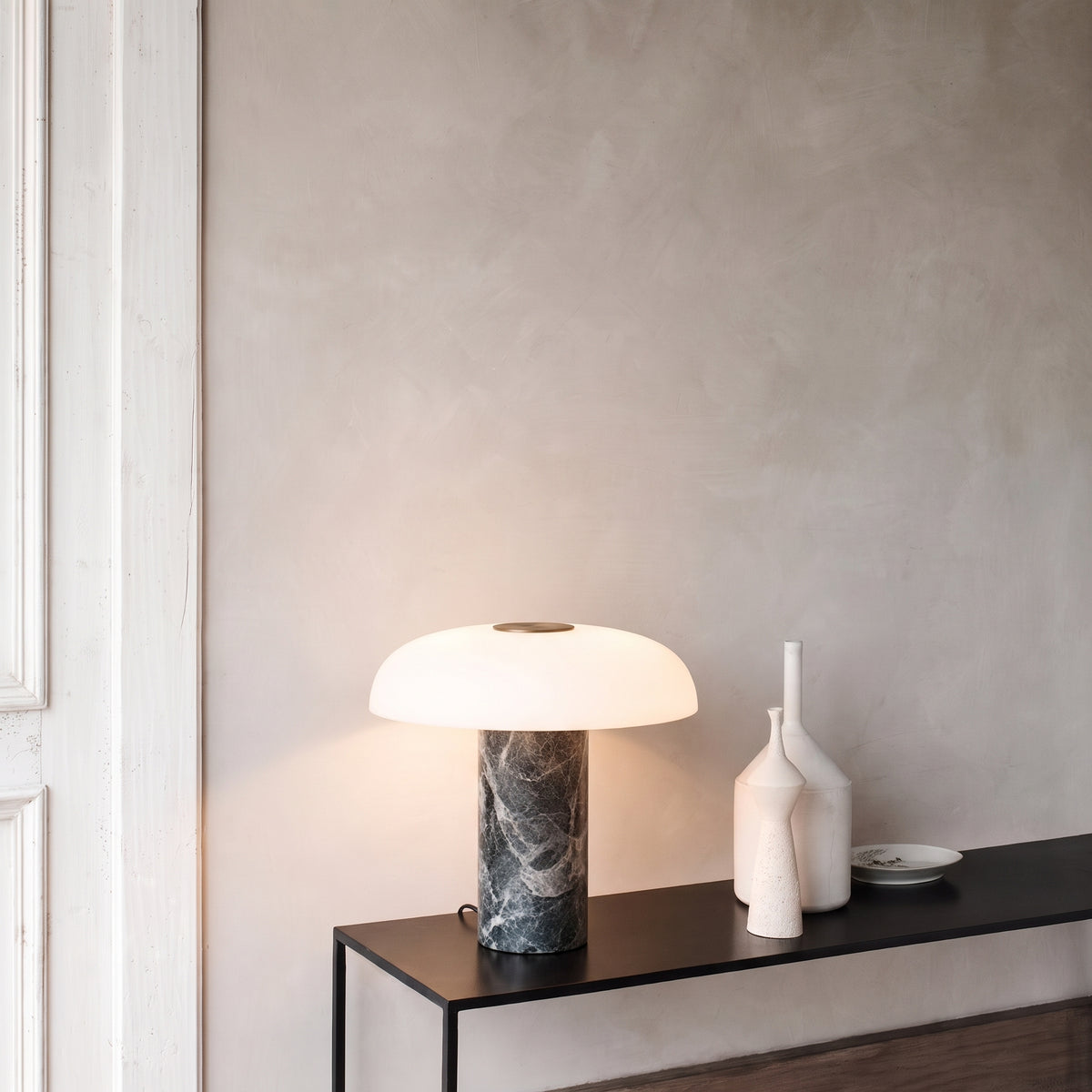 Pelar Marble Glass Table Lamp