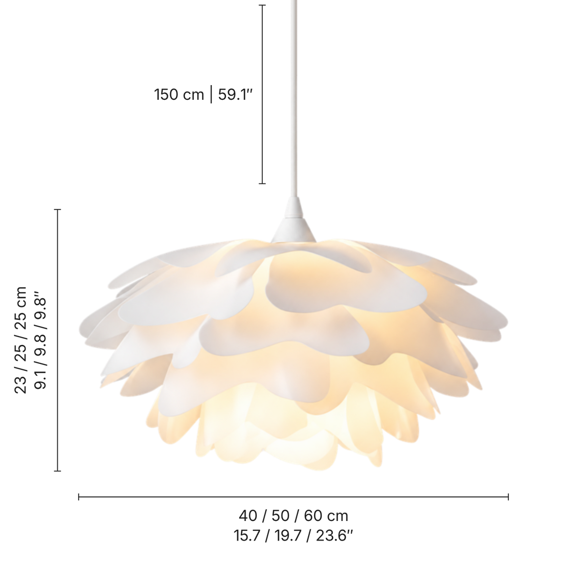 Peony Mud Pendant Light