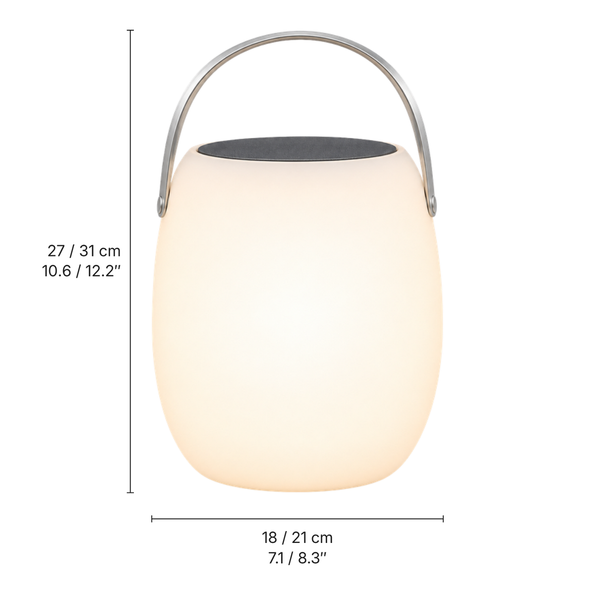 Portable Terrace Solar Lamp