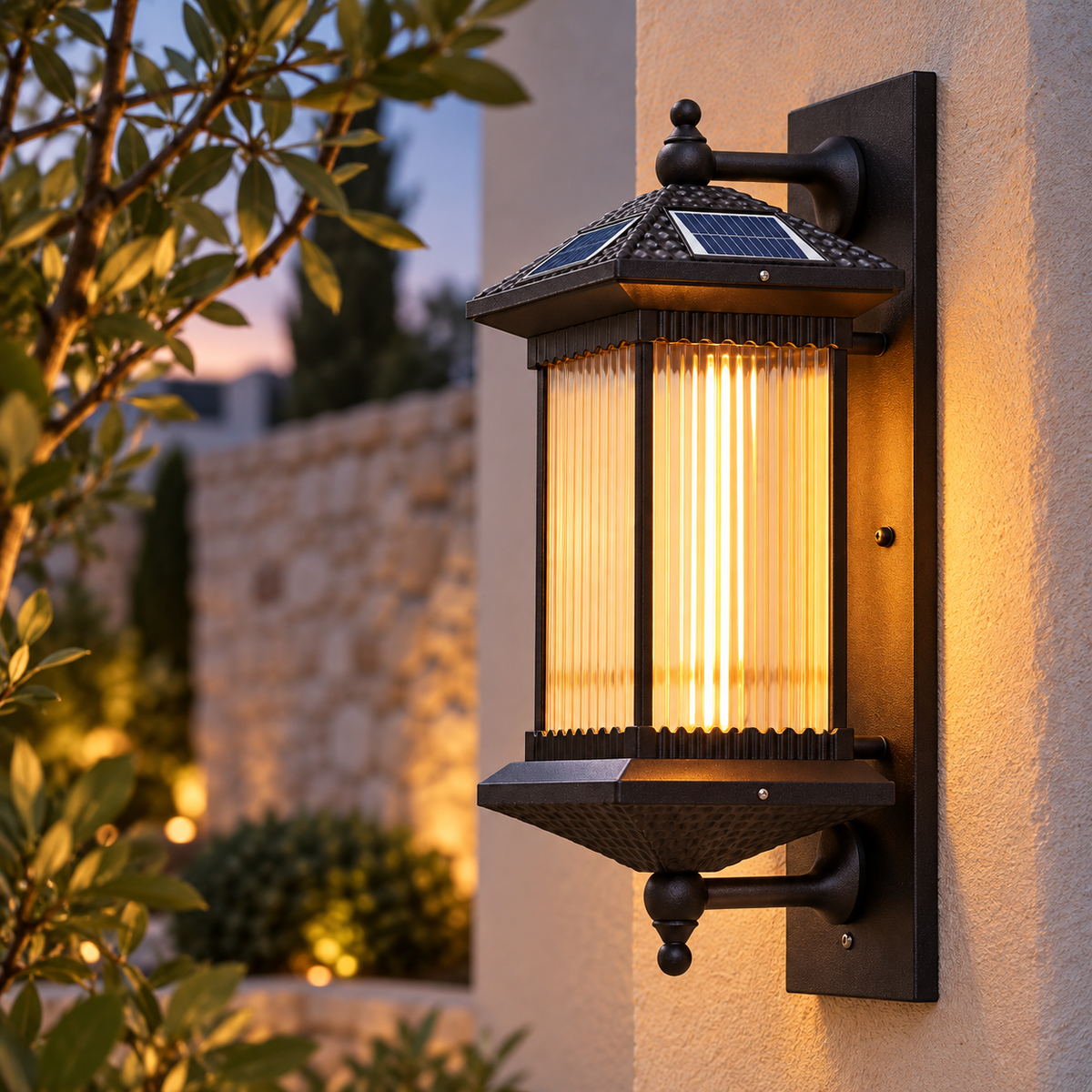 Ravo's Outdoor Solar Wall Light