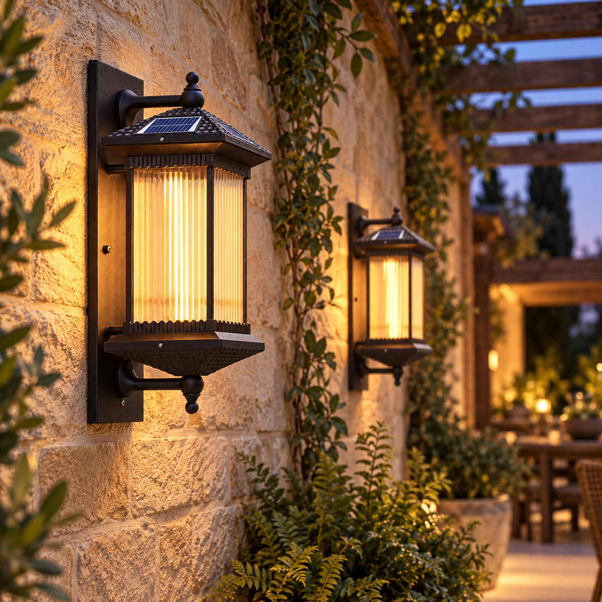 Ravo's Outdoor Solar Wall Light